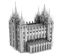 Métal Terre Premium Sel Lac City Temple 3D Laser Coupe Modèle + Brucelles 13276