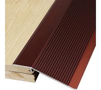 Metal Thresholds Reducer/Non-Slip Edging Trim Strips,4 Inch Wide Transition Strip 90 110 130 150 cm Long, for Doorways Laundry Room Entry(Red,Long 130cm/51.2in)
