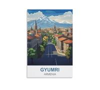 Metal tin Sign Affiches de Gyumri, Arménie Tin Signe Vintage Metal Plaque Poster Bar Pub Maison Wall Decor 30x30cm