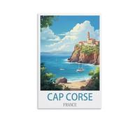 Métal Tin Sign Cap Corse France Metal Tin Sign Wall Art Garden House Plaque For Home Garden Kitchen Bar Pub 20x30cm