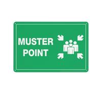 Metal Tin Sign Muster Point Green Rétro Plaque En Tôle Pas Facile À Déformer Affiche Métal Pour Coopérative Salle Bain Maison 20X30Cm