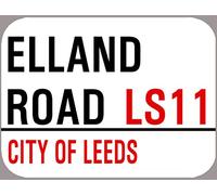 Metal Tin Sign Plaque D'Immatriculation Routière De Leeds Elland Road Décoration Affiche Métal The Classics Plaque En Tôle Pour Ferme Kitchen Bars 20X30Cm