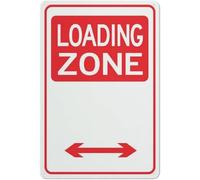 Metal Tin Sign Zone De Chargement sans Rouille The Classics Affiche Métal Vintage Poster Métallique pour Bars Portail Extérieur Pubs 20X30Cm