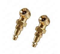 Metal Tire Inflator Nozzle Quick Connect for Car(Set Of 2)