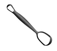 Metal Tongue Scraper, Stainless Steel Cleaner, Fan Shaped Tool, Travel Friendly Hygiene Accessory, Bad Breath Remover for Family, Bathroom, Gym, Travel, Morning Routine