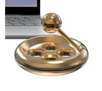 Metal Toy - Stress Relief Rotating Gadget for Focus Relaxation | Aluminum Alloy Design with Smooth Spin Motion, Desk Pocket Toy for Adults Teens Kids Home Travel Office, 4,5x3,3 cm