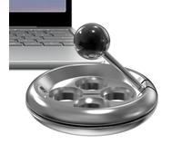 Metal Toy - Stress Relief Rotating Gadget for Focus Relaxation | Aluminum Alloy Design with Smooth Spin Motion, Desk Pocket Toy for Adults Teens Kids Home Travel Office, 4,5x3,3 cm