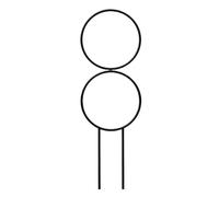 Metal Trellis - Adjustable Plant Stake for Gardening | Versatile Support for Indoor and Outdoor Plants Durable Design Easy Setup for Flower Pots, Vegetable Gardens, Orchids, Roses, Home Decor, and Wed