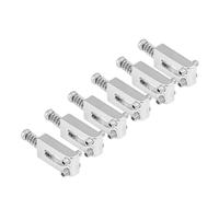 Metal Tremolo Selles pour le Pont de Guitare et avec une Chaise en Métal Durable de Gardien clé pour un Grand Accessoire de Performance Douce pour les Amateurs de Guitare (SILVER)