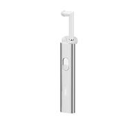Metal True Wireless Stéréo Bluetooth V5.0 Écouteurs 70 H Veille Temps & Affichage De La Puissance - Écouteurs Intra-Auriculaires Deep Bass avec étui De Charge 300mah, Silver