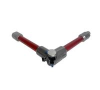 Metal Tube Bent Pipe Spare Parts, Compatible For JIMMY, H9 Pro / JV85 / H8 Flex / JV85 Pro / H9 Flex / H10 Flex / H10 Pro Cleaner Extension Wand Lightweight