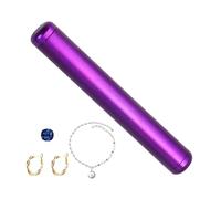 Metal Tube Container, Portable Storage Organizer,4.33x0.55 Inches, Airtight Aluminum Pill Case, Compact Pocket Size Design with Screw Cap, Ideal for Holding Cash Jewelry Pills Travel
