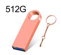 Métal USB 3.0 Pen Drive 2TB Noir Cle Usb Flash Drives 1TB Haute Vitesse TYPE-C Pendrive 512GB Memoria Usb Flash Disk - Type pink 512GB