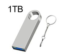 Métal USB 3.0 Pen Drive 2TB Noir Cle Usb Flash Drives 1TB Haute Vitesse TYPE-C Pendrive 512GB Memoria Usb Flash Disk - Type silver 1TB
