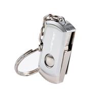métal USB clé USB Rotation Pen Drive 4GB 8GB 16GB 32GB 64GB capacité réelle clé USB clé USB avec porte-clés 32 Go