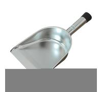 Metal Utility Scoop, Stainless Steel Hand Shovel, Multipurpose Non-Slip Kitchen Tool for Ice Food Coffee Beans Flour Candy Snow Feed Grains Baking Bar Service Scooping Supplies