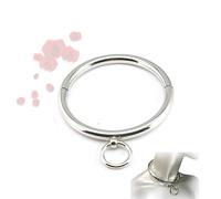 Métal verrouillable collier étrangleur O-ring Chaîne Leader S`M Couple jeu (140mm)