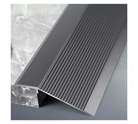 Metal Waterproof Commercial Transition Pieces Reducer,Uneven Flooring Transition Strip for Threshold Less Than 4.5cm, Heavy Duty Cuttable Floor Edge Trim(Gray,120cm/47.2in)