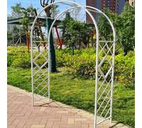Metal Wedding Arch, Durable Garden Arbor for Indoor/Outdoor Use, Various Sizes, Strong Support for Climbing Plants, Elegant Wedding Decoration, High Load Capacity
