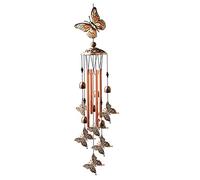 Metal Wind Chime 3D Butterfly Garden Suspendu Art de Cloche décoration pour la terrasse de la Cour, décor Noël