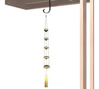 Metal Wind Chimes - Outdoor Hanging Wind Bells, 5 Tube Decorative Yard Chimes for Garden Use, Relaxing Patio Porch Backyard Balcony Decor for Home Use, Winds Sound Ornament for Outdoor 36 inch
