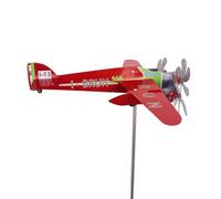 Metal Windmill Yard Decor, Retro Weathervane Airplane Sculpture, Outdoor Wind Spinner Art Piece, Garden Lawn Pathway Terrace Courtyard Decoration, for Home Walkway Corridor Party Use