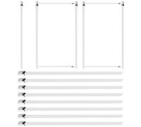 Metal Zip Ties, Stainless Steel Cable Straps, Heavy Duty Wire Fasteners, 100 Pieces Binding Clips, Securing Solution for Electrical Cord Management Agricultural Patio Lawn