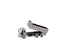 Metal Zone Camion Benne Puzzle 3D Métal Maquettes de Camions à Construire Puzzle en Métal 3D Véhicules Puzzle 3D Métallique pour Adultes 8.2x2.5x5.2cm