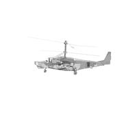 Metal Zone KA-50 Hélicoptère Puzzle 3D en métal - Maquettes d'hélicoptères - Puzzle 3D en métal pour adultes - 14,2 x 6,8 x 11,5 cm
