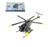 Metalakaer C189 Hélicoptère RC pour adultes, 2,4 G 4 CH hélicoptère militaire à rotor unique avec fonctions de décollage et d'atterrissage à une touche (version PNP)