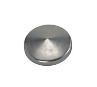 Metalideal Chapeau Pilier Rond Acier Brut Ø 90 mm