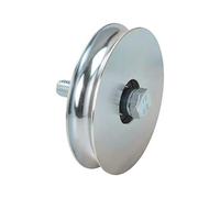 Metalideal | Roue Simple Gorge Ronde - Diamètre 200 mm Pour Rail 20 mm