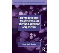 Metalinguistic Awareness and Second Language Acquisition