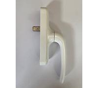 METALKARD Poignée crémone universelle pour portes coulissantes intérieures, fenêtres et portes (Blanc)