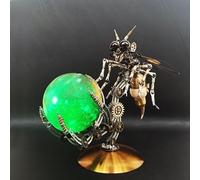 Metalkitor Casse-tête 3D en métal pour adultes, kit de modèle mécanique de guêpe - Ornement à faire soi-même - Assemblage artisanal - Décoration de chambre parfaite et choix de cadeau, 627 pièces