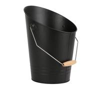 Metall-Ascheeimer 8L avec Manche en Bois Seau Dekoeimer Poubelle