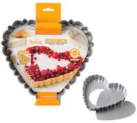 Metall-Backform für Tarte Mazurka HERZ 25cm Decora