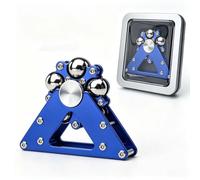 Metall Fidget Spinner avec Kugelbahn zum Stressabbau (a) | Quiet Cool Desk Toys pour Fidget Ferris-Wheel-Spinner avec Ständer, leicht zu tragen, abnehmbar, pour Kinder et Erwachsene
