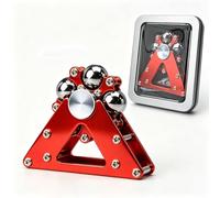 Metall Fidget Spinner avec Kugelbahn zum Stressabbau (b) | Quiet Cool Desk Toys pour Fidget Ferris-Wheel-Spinner avec Ständer, leicht zu tragen, abnehmbar, pour Kinder et Erwachsene