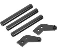 Metall -Heck -Stoßfänger -Upgrade -Ersatz -Zubehör für 1/14 Tamiya RC Carblack