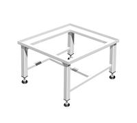 Metallbau Sent Socle de machine à laver 30cm renforcé, châssis en acier entièrement soudé donc extrêmement stable, pieds soudés sur tout le pourtour du châssis en acier, pieds réglables de 20mm.