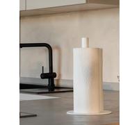 Metallbude Ivana Porte-rouleau d'essuie-tout minimaliste en métal revêtu par pulvérisation Blanc 30 cm