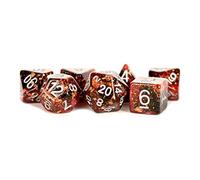 Metallic Dice Games 7-Set Eternal Fire