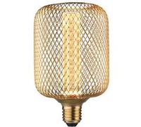 Metallic Glow Standard 230 V Ampoules LED Zyl E27 Spiral 200lm 4,2W 1800K Laiton Laiton G