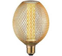 Metallic Glow Standard 230 V Globe LED E27 Spiral 200lm 4,2W 1800K Laiton Laiton G