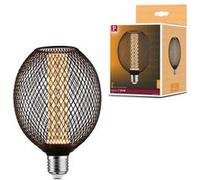 Metallic Glow Standard 230 V Globe LED E27 Spiral 200lm 4,2W 1800K Noir Noir G