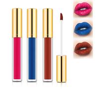 Metallic Liquid Diamond Glitter Lipstick, Diamond Glitter Lipstick Set, Metallic Lipsticks for Women, Liquid Lipstick Long Lasting Waterproof Non-stick Cup (D04+D05+D06)