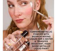 Metallic Powder Avec Mixing Liquid - Gold (5 Gr/30 Ml)