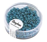 Metallic - Rocailles, Dépolies, Turquoise, 4 Mm, Boîte 17 G