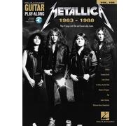 Metallica: 1983-1988 Guitar Play-Along Volume 195 Tablature Songbook With Online Audio Play Iconic Metallica Songs With Backing Tracks Includes Master Of Puppets, One And More